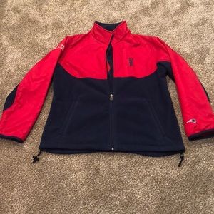New England Patriot Women Fleece and Nylon Jacket